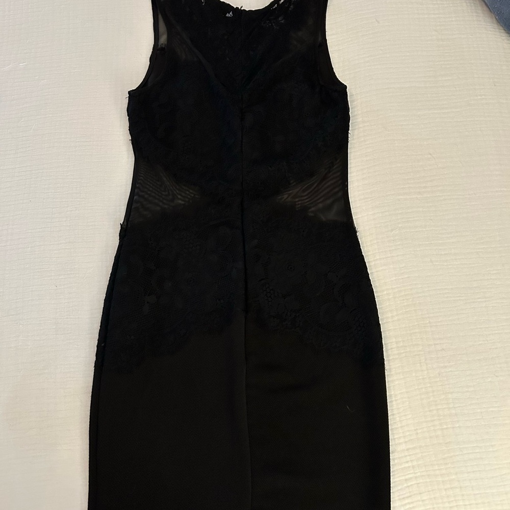 Love J Black Lace Dress with cutout sides